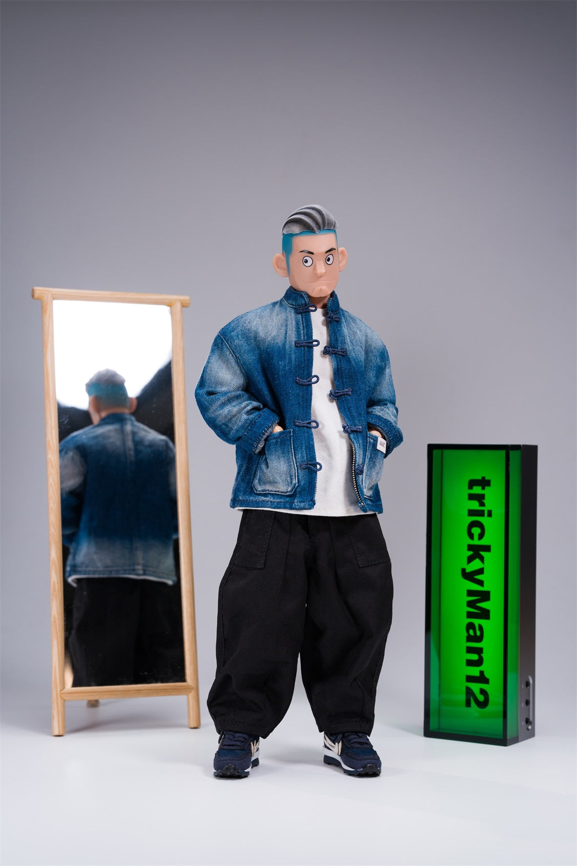 TrickyMan12 Denim Tang Suit (202501b) One Sixth Scale Action Figure