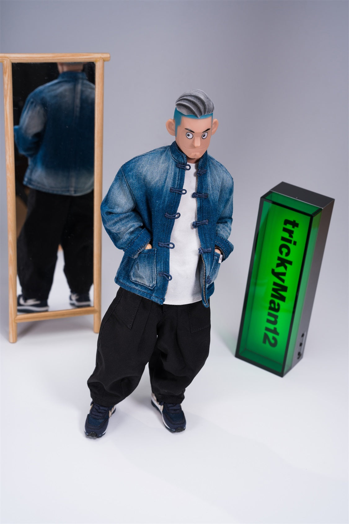 TrickyMan12 Denim Tang Suit (202501b) One Sixth Scale Action Figure