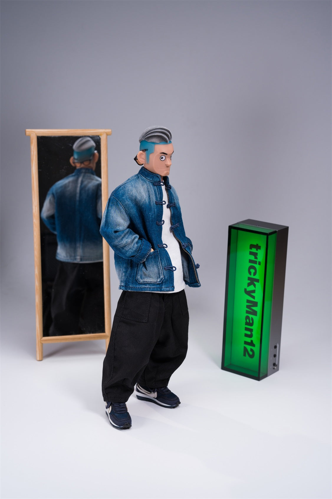 TrickyMan12 Denim Tang Suit (202501b) One Sixth Scale Action Figure
