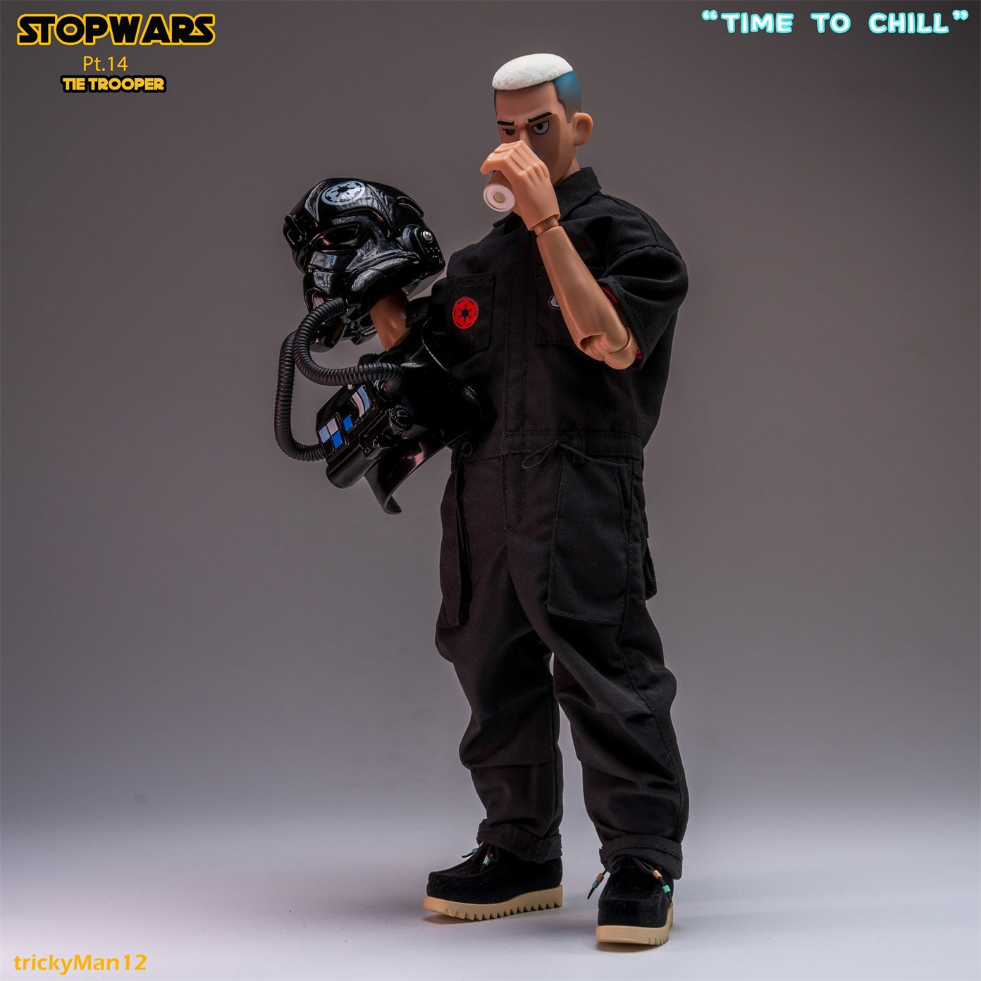 TrickyMan12 STOPWARS Pt.14 TIE TROOPER 1/6 Scale Action Figure