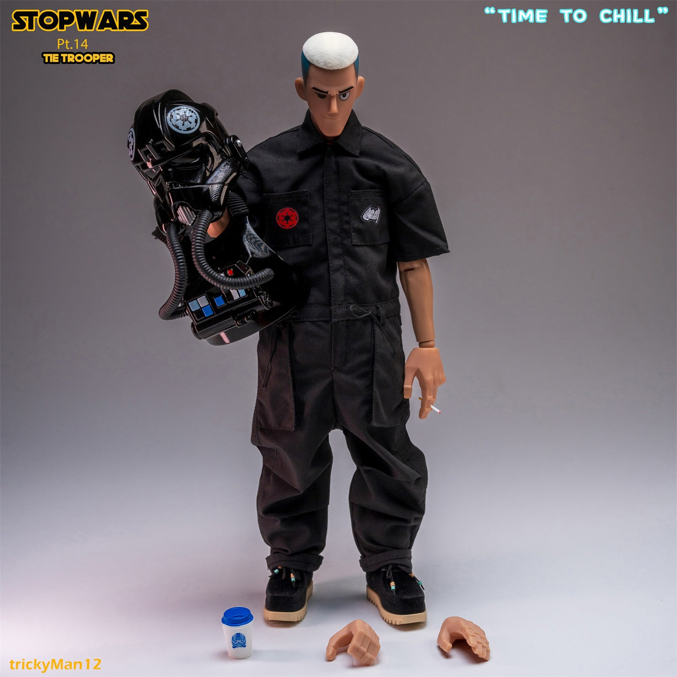 Trickyman12 STOPWARS Pt.14 TIE TROOPER 1/6 Scale Action Figure