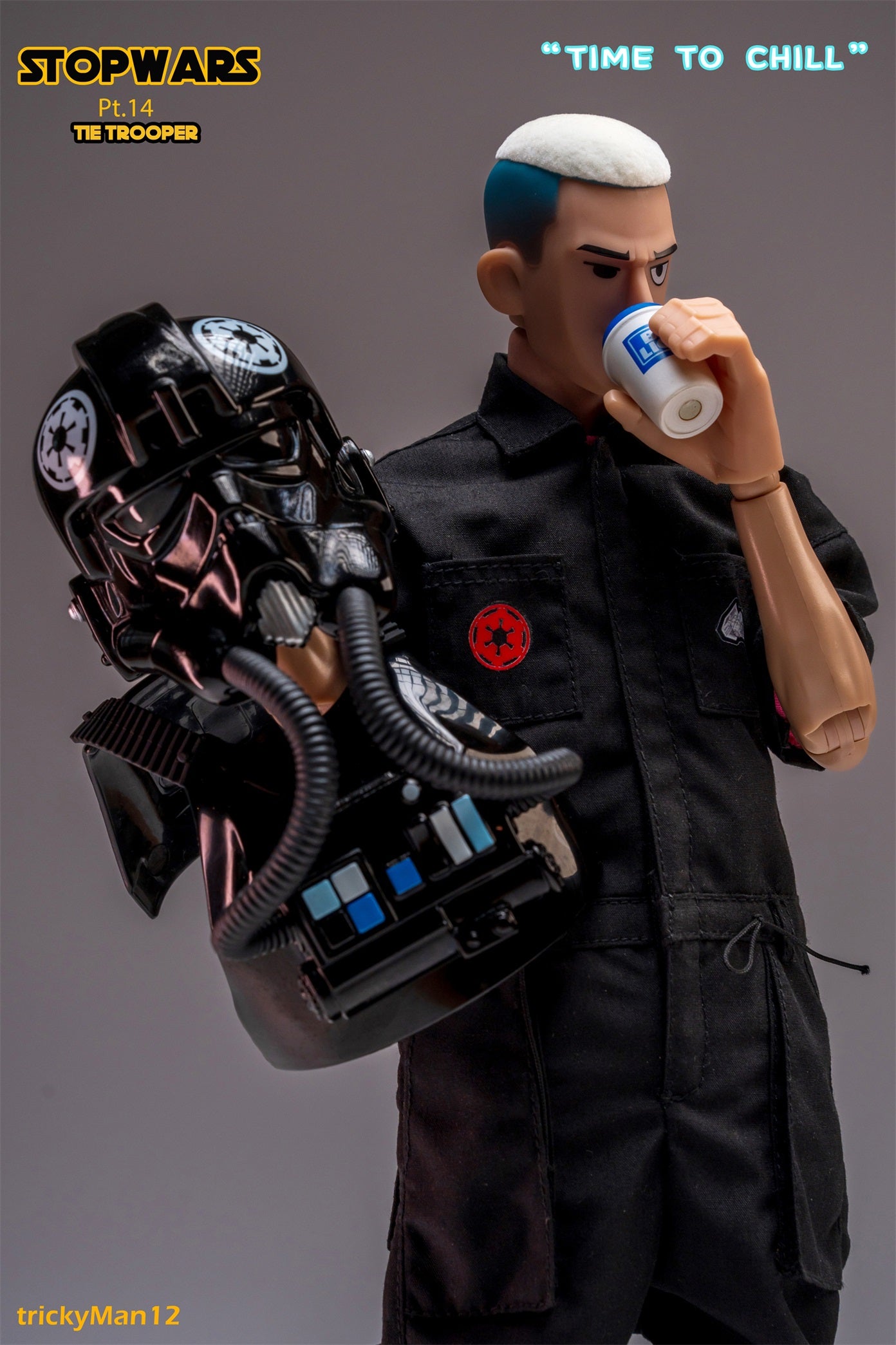 TrickyMan12 STOPWARS Pt.14 TIE TROOPER 1/6 Scale Action Figure