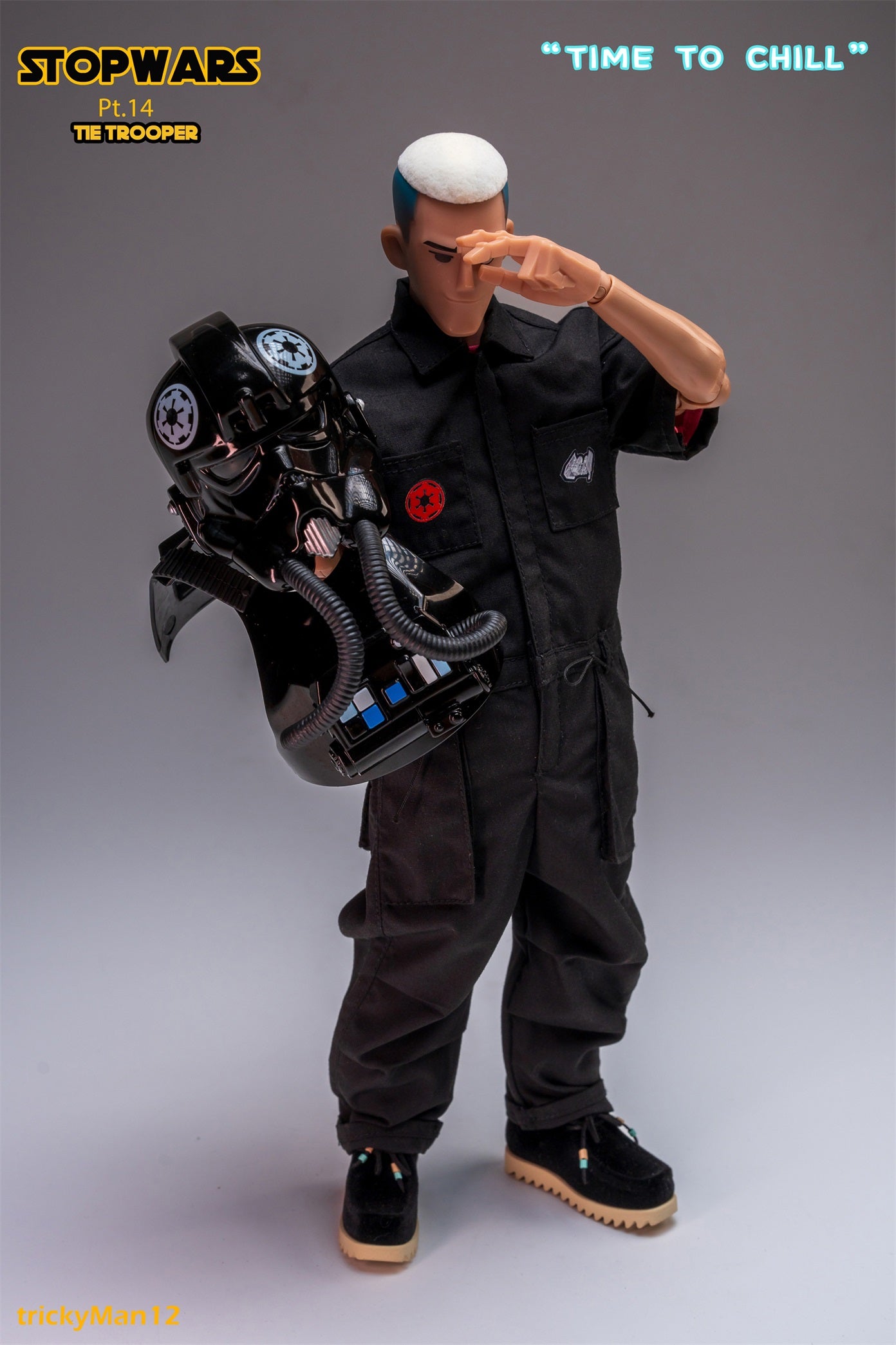 TrickyMan12 STOPWARS Pt.14 TIE TROOPER 1/6 Scale Action Figure