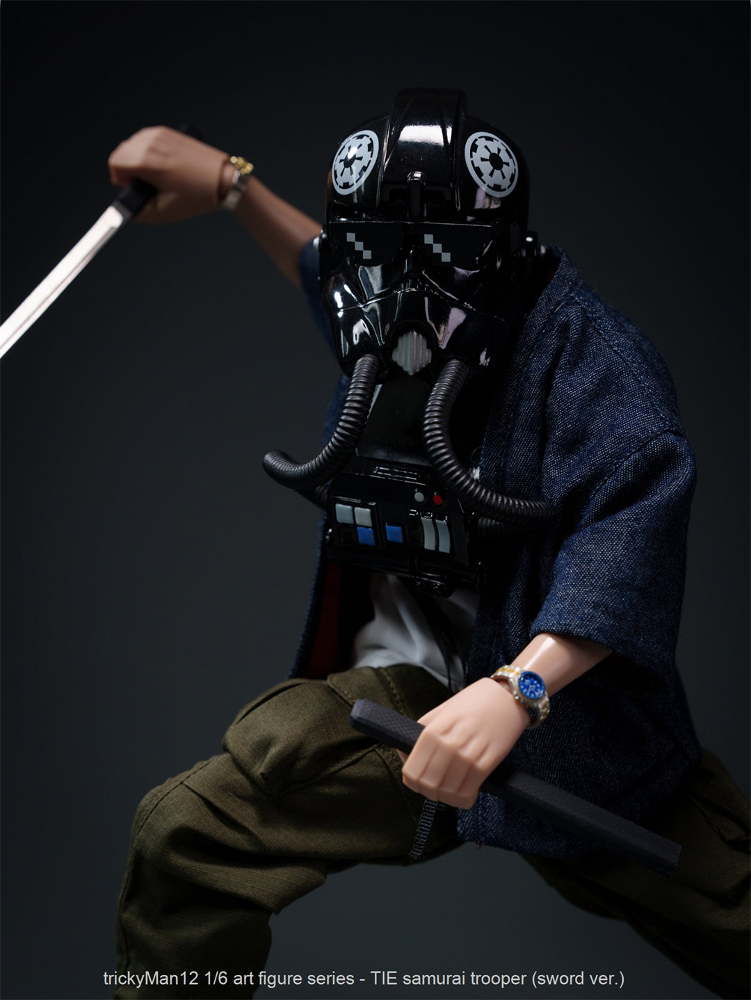TrickyMan12 TIE Samurai Trooper Sword Ver. 1/6 Scale Action Figure 