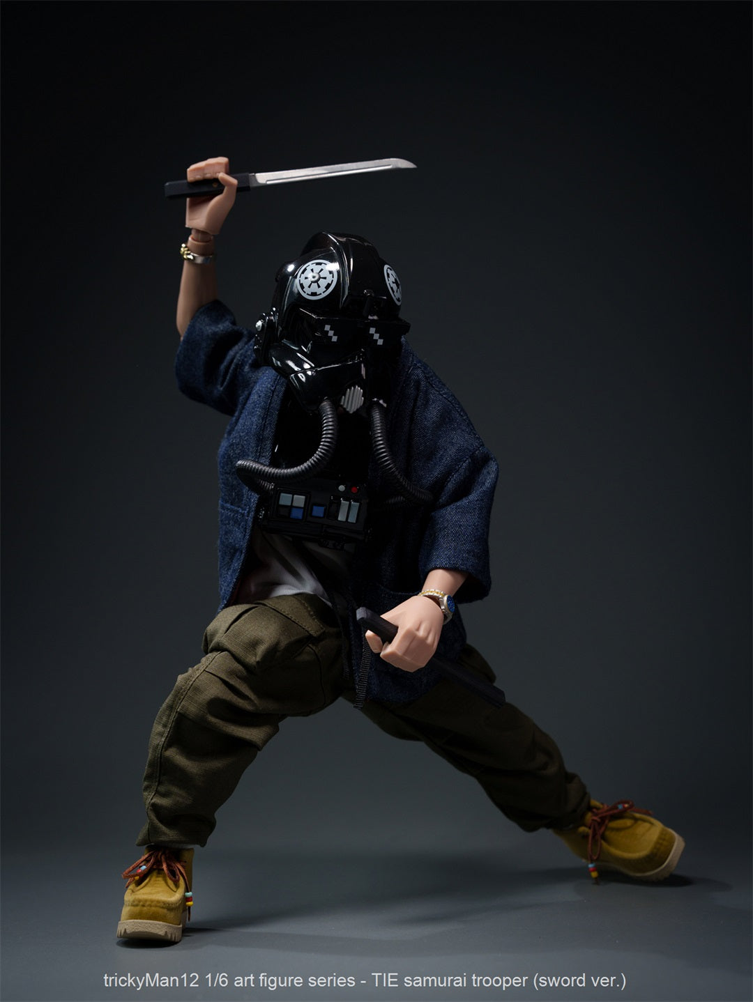 TrickyMan12 TIE Samurai Trooper Sword Ver. 1/6 Scale Action Figure 
