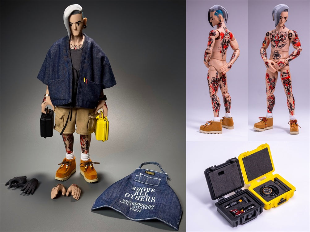 TrickyMan12 Tattoo Artist 2 Special Edition 1/6 Scale Action Figure