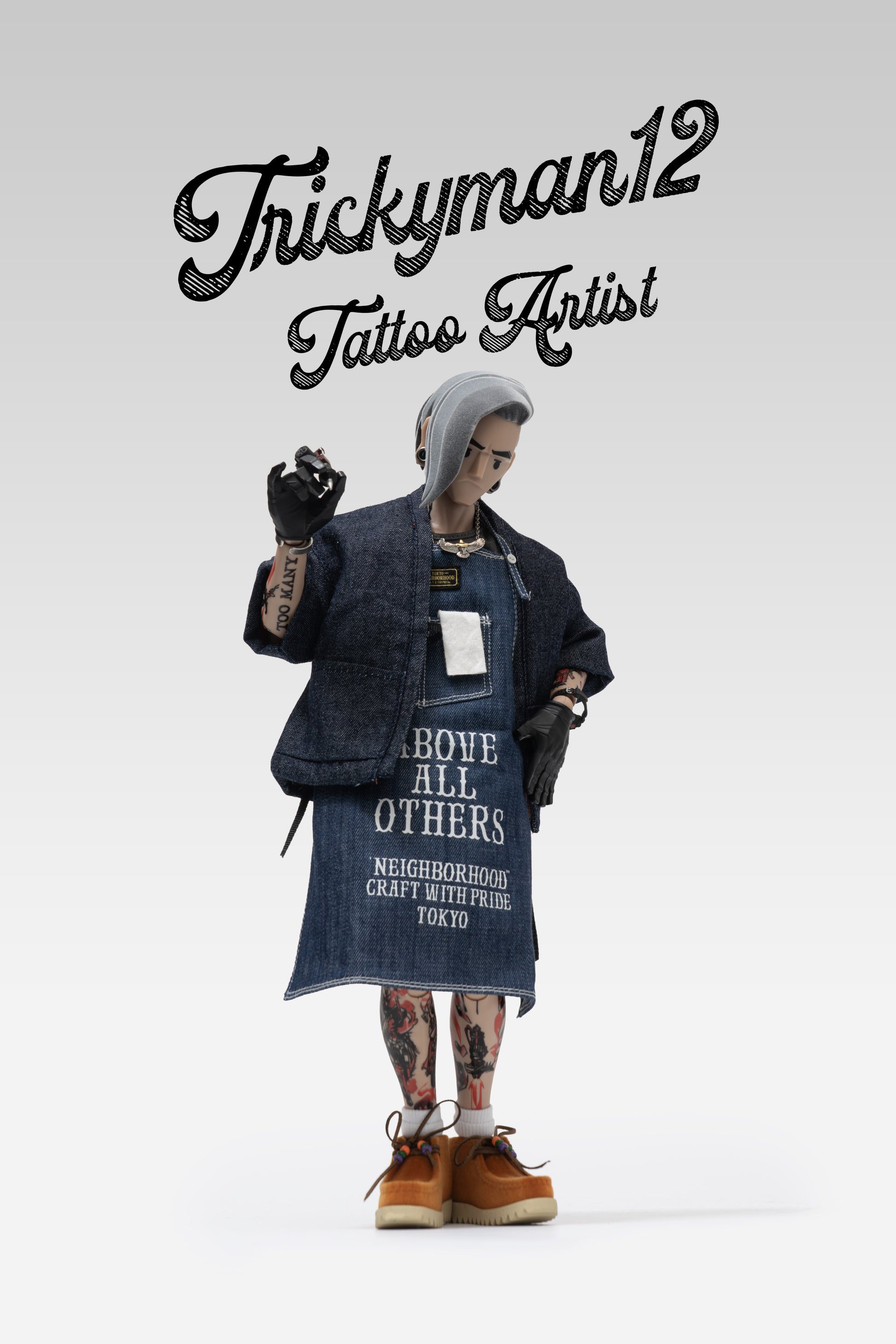 TrickyMan12 Tattoo Artist 2 Special Edition 1/6 Scale Action Figure