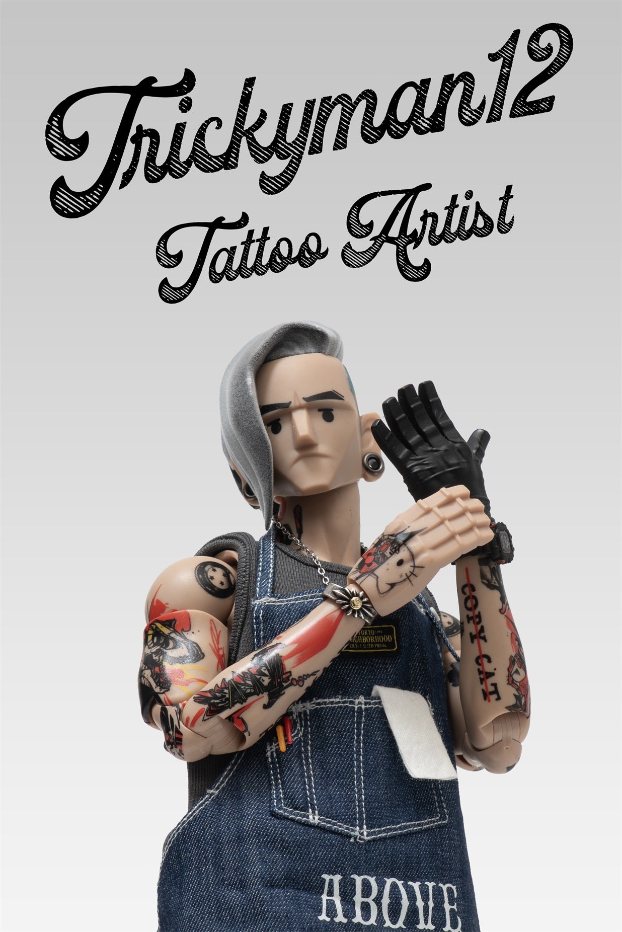 TrickyMan12 Tattoo Artist 2 Special Edition 1/6 Scale Action Figure