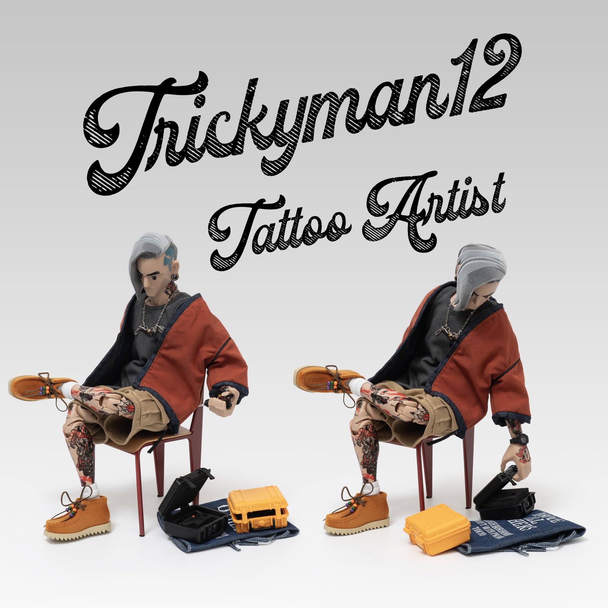 TrickyMan12 Tattoo Artist 2 Special Edition 1/6 Scale Action Figure