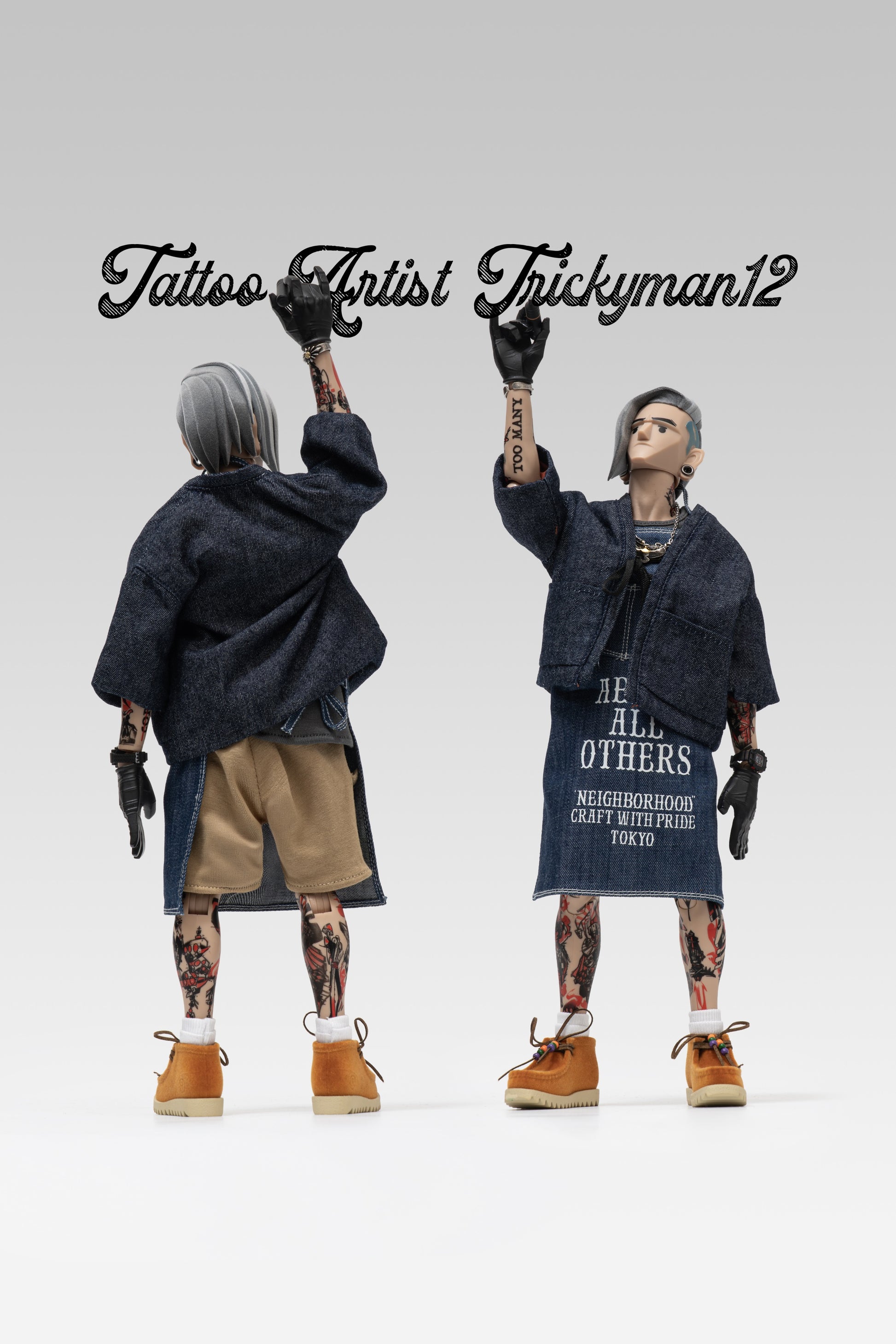 TrickyMan12 Tattoo Artist 2 Special Edition 1/6 Scale Action Figure