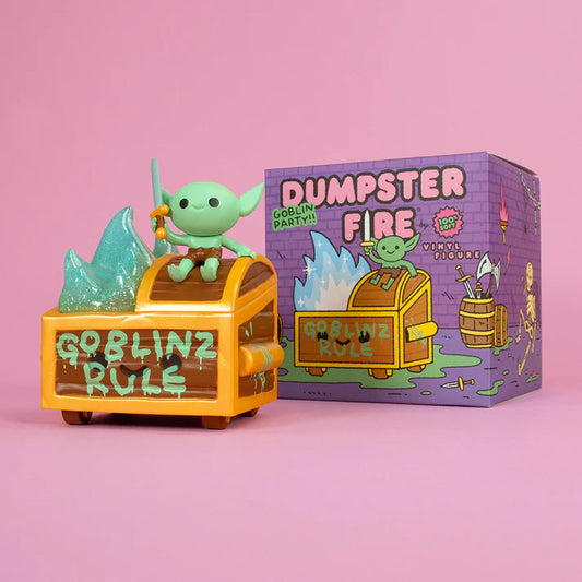 100% Soft Wizard of Barge Dumpster Fire Vinyl Figure