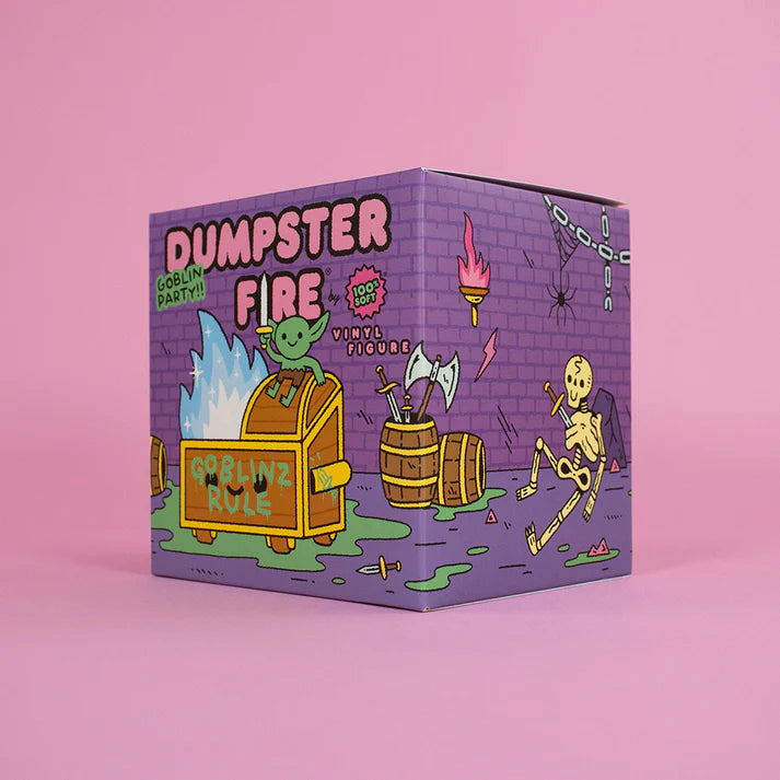 100% Soft Wizard of Barge Dumpster Fire Vinyl Figure