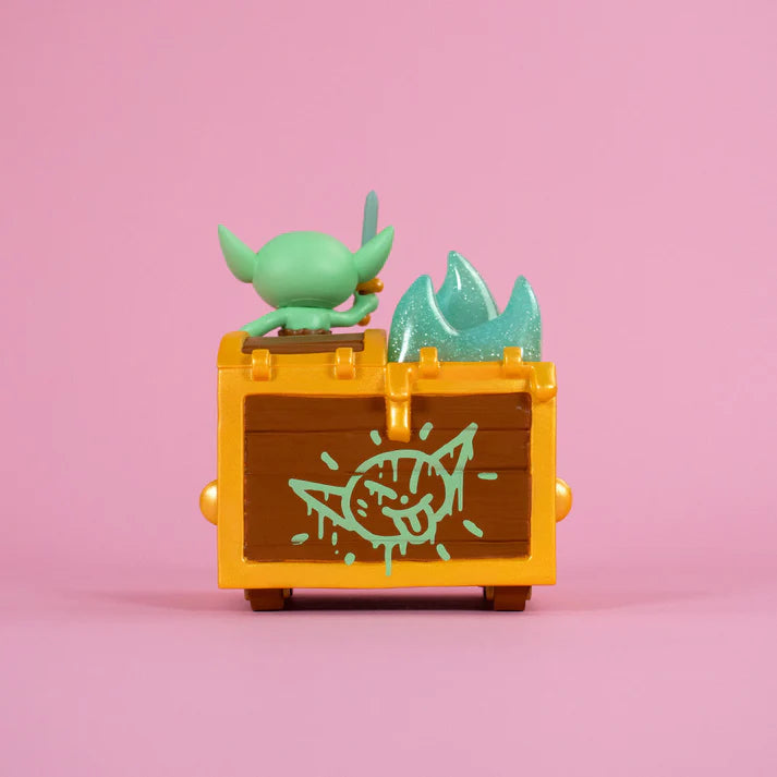 100% Soft Wizard of Barge Dumpster Fire Vinyl Figure