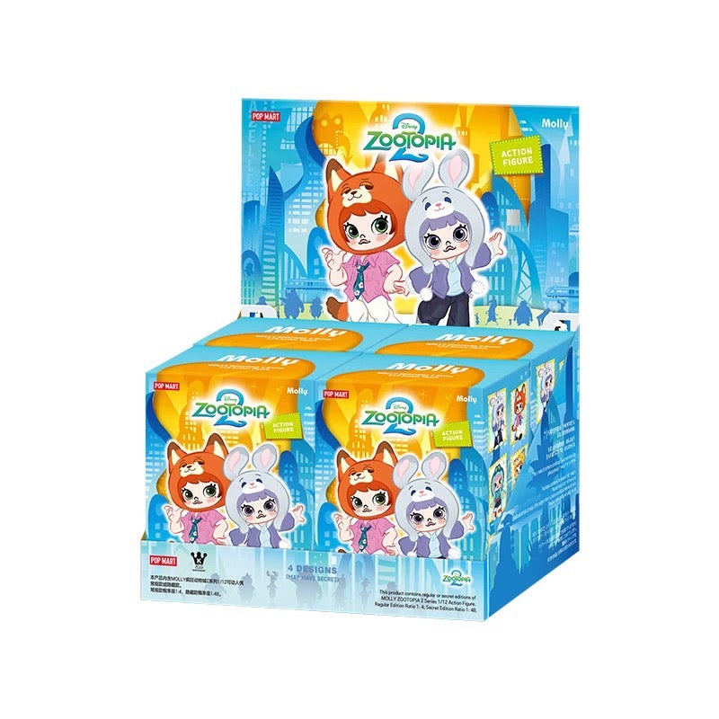 POP MART MOLLY × Zootopia 2 Series 1:12 Action Figure 