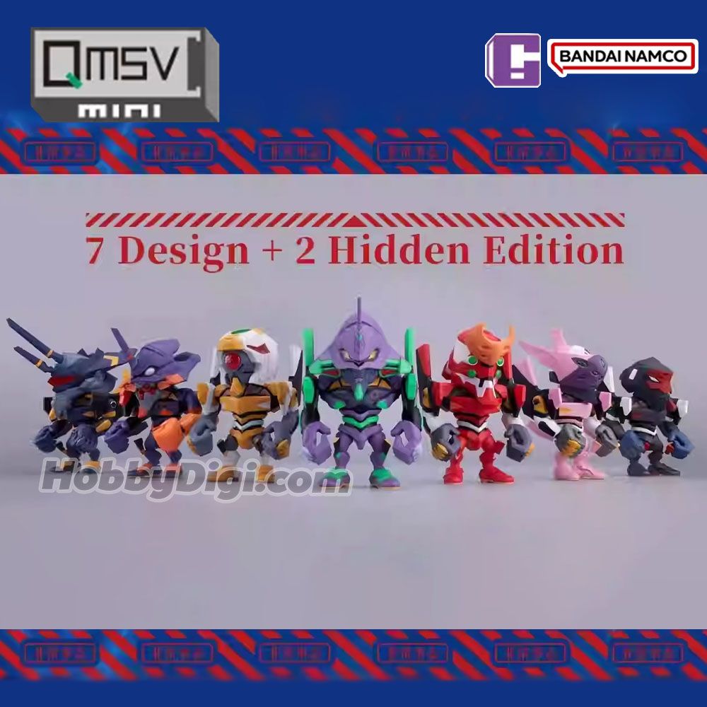 Bandai QMSV-C EVA Vol.1 Neon Genesis Evangelion Blind Box Figures