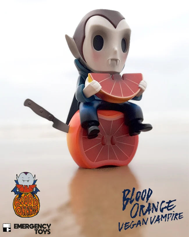 blood orange art toy left