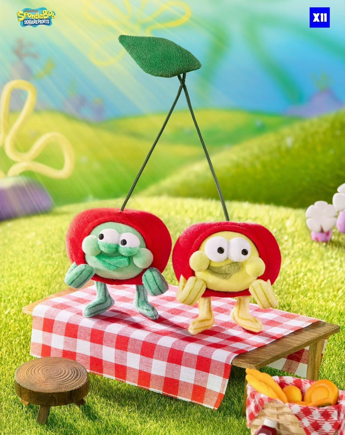 X11 SpongeBob V2 Delicious! Welcome to Bikini Bottom” Plush Blind Box Series.