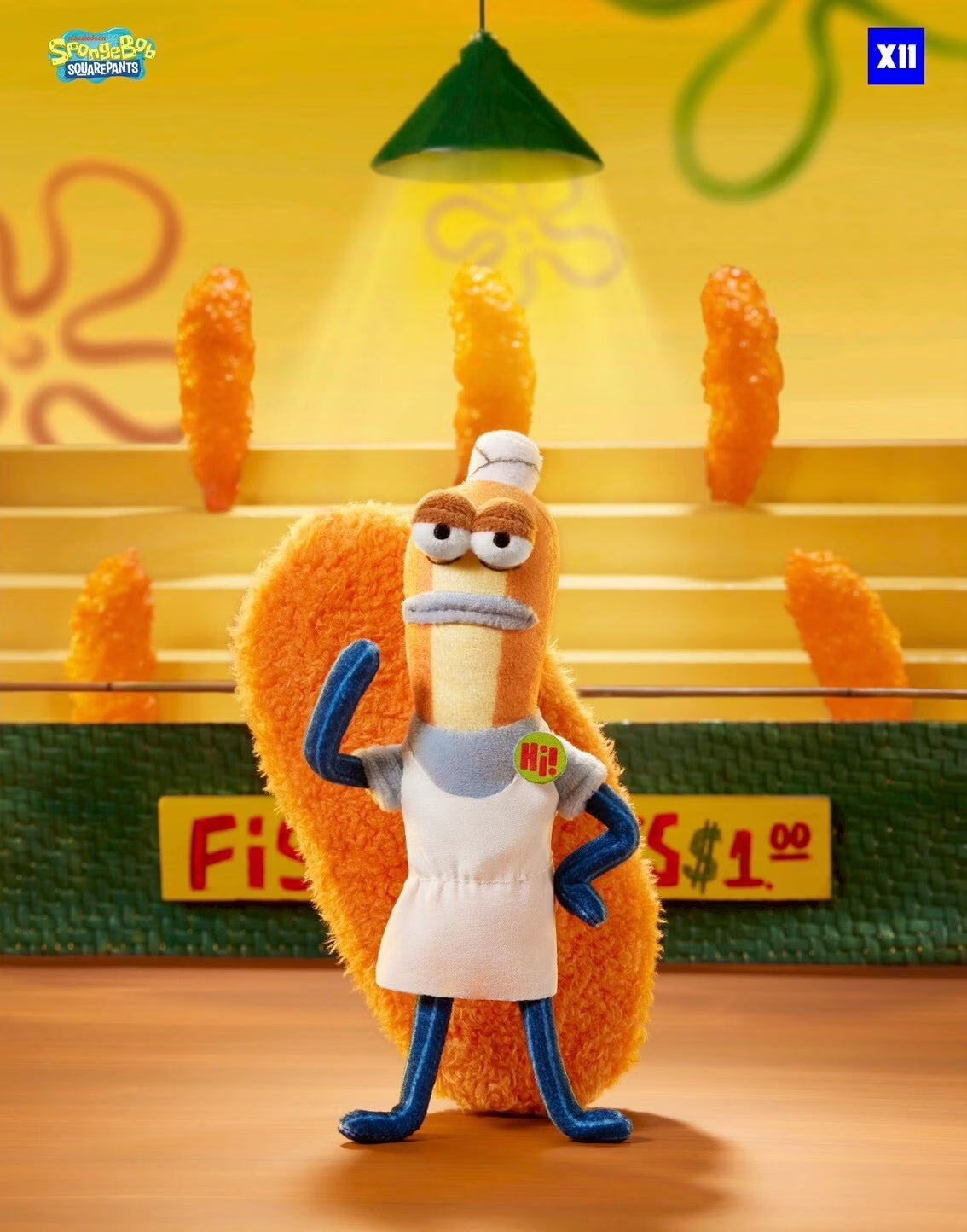 X11 SpongeBob V2 Delicious! Welcome to Bikini Bottom” Plush Blind Box Series.